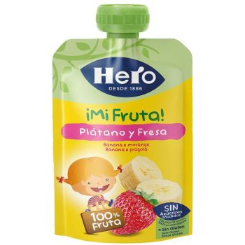 Meu saco de frutas de banana e Fresa Hero Nanos