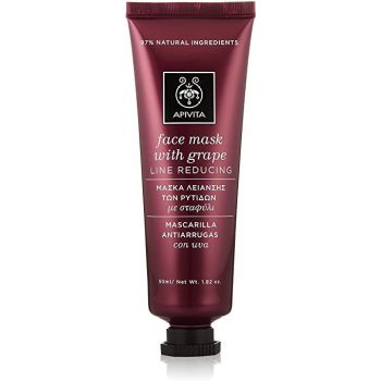 Máscara Facial Anti-Rugas de Uva