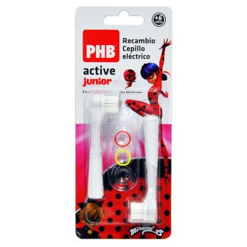 Recargas para a escova de dentes eléctrica Ladybug Active Junior