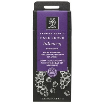 Crema Facial Exfoliante para Luminosidad con Arándanos