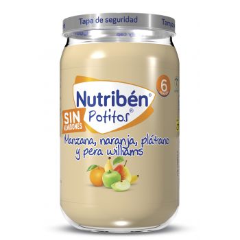 Potito Manzana Naranja Plátano y Pera Williams