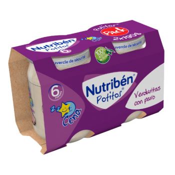 Potitos Cena Verduritas con Pavo