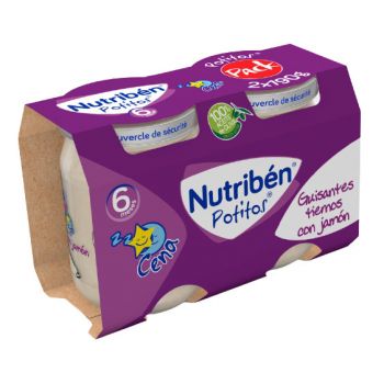 Potitos Cena Guisantes con Jamón