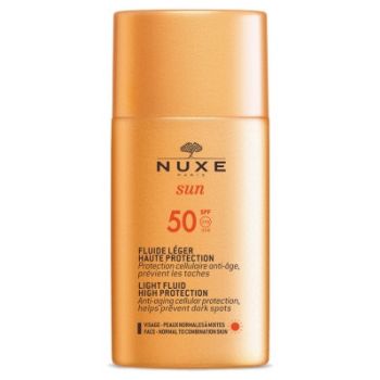 Fluido Sun leve de Sun alta proteção SPF50 Fluido Sun leve de Sun alta proteção SPF50