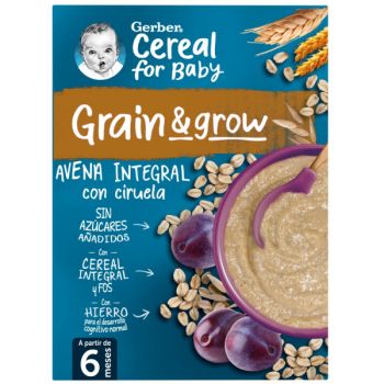 Papilla Avena Integral con Ciruela