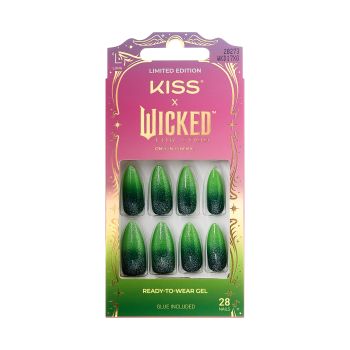 Kiss x Wicked For Good I Feel Wicked Conjunto de unhas postiças