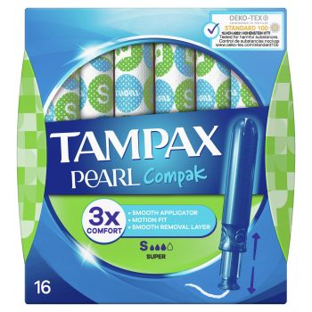 Compak Pearl Súper Tampones