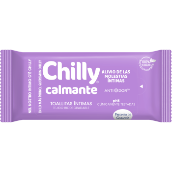 Toalhetes de higiene íntima calmantes