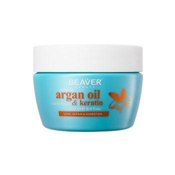 Argan Oil & Keratin Mascarilla Reparadora Capilar