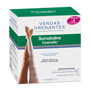 Kit Vendas Drenantes + Recargas Acción Reductora de Choque