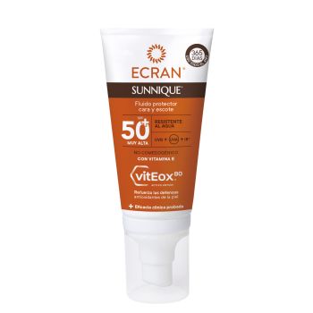 Solar Fluido facial e pescoço SPF 50+ Solar Fluido facial e pescoço SPF 50+