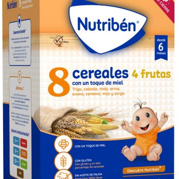 Papilla 8 Cereales con Miel 4 Frutas