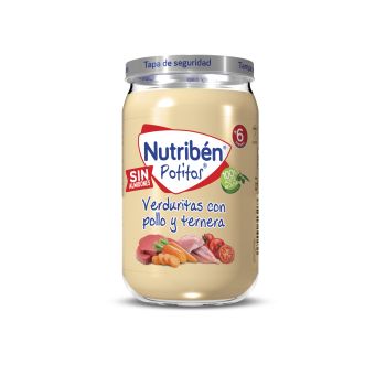 Potito Pollo y Ternera con Verduritas