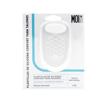 Conjunto de 2 Modelos de Silicone Conforto para calcanhares