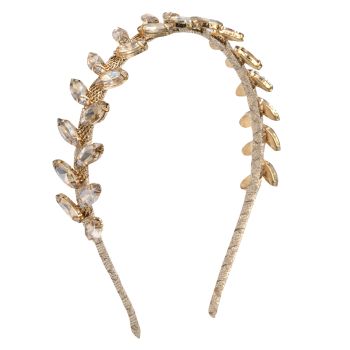Oh My Hair Diadema Dorada Pedrería Oh My Hair Diadema Dorada Pedrería