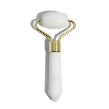 Mini Rodillo Facial Jade Blanco