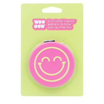 You Look Happy Espelho Duplo com Aumento