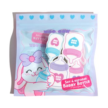 Set 4 Esponjas Baby Bottle