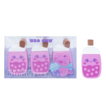 Set 3 Esponjas de Maquillaje Bubble Tea