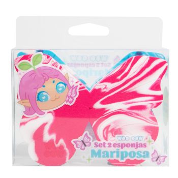 Set de 2 Esponjas de Maquillaje Mariposa