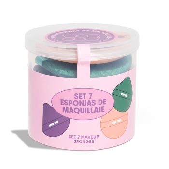 Set 7 Esponjas de Maquillaje