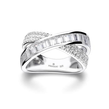 Anel Tokyo de Prata de Lei