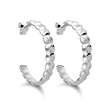 Brincos Louvre de Prata de Lei