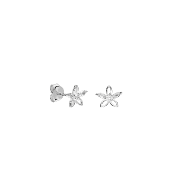 Pendientes de Plata Amapola