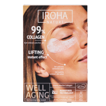 Patches 99% colágeno para o contorno dos olhos