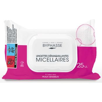 Toalhetes desmaquilhantes com solução micelar