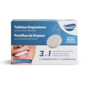 Pastilhas de Limpeza para Próteses Dentárias