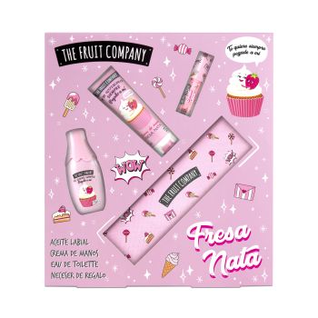 Pack Fresa Nata Colonia + Aceite Labial + Crema de Manos