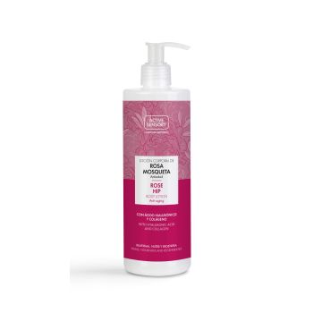 Loção corporal de rosa brava
