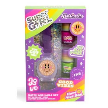 Set Super Girl Watch & Nails