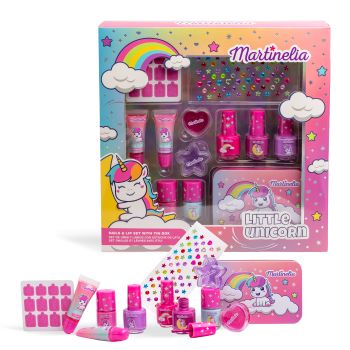 Little Unicorn Nail & Lip Set de Maquillaje Infantil