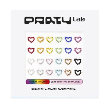Party Lab Free Love Stones Gemas Decorativas