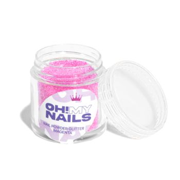 Oh My Nails Powder Glitter Magenta