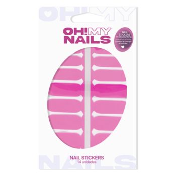 Oh My Nails Stickers Termoaction de Rosa a Morado