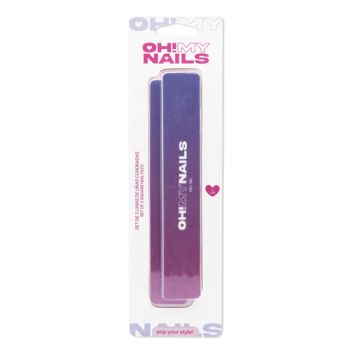 Oh My Nails Set 2 Limas Uñas Cuadradas