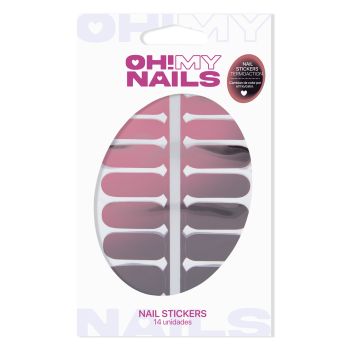 Oh My Nails Termoaction Rosa a Negro