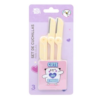 Set de 3 Lâminas para Sobrancelhas