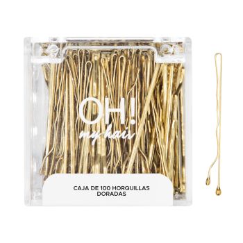 Oh! My Hair Horquillas Doradas