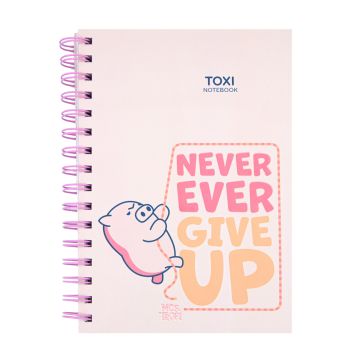 Caderno Never Ever Give Up
