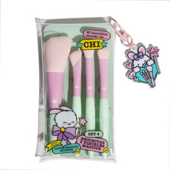 Set de 4 Brochitas y Pinceles Mágicos