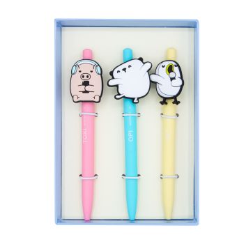 Conjunto de 3 canetas