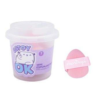 Conjunto Mini Esponjas Maquilhagem