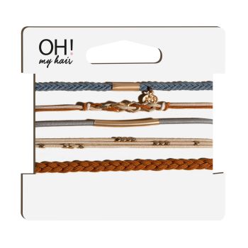 Oh My Hair Set Gomas con Abalorios