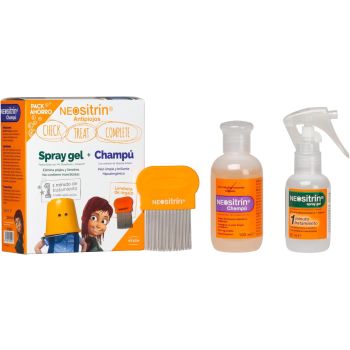 Pack Antipiojos Champú + Spray + Lendrera