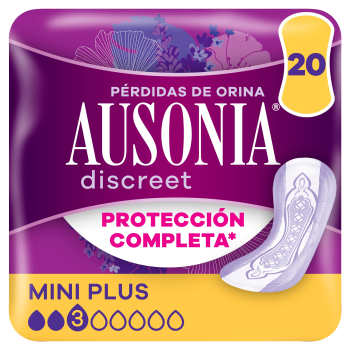 Discreet Mini Plus Compresas Pérdidas de Orina