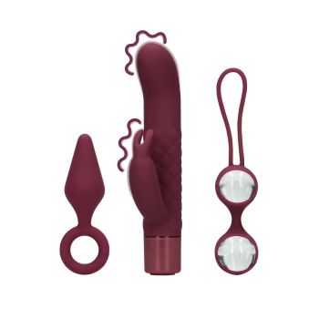 Loveline by Shots Explore Kit de Brinquedos para Ela Dark Cherry